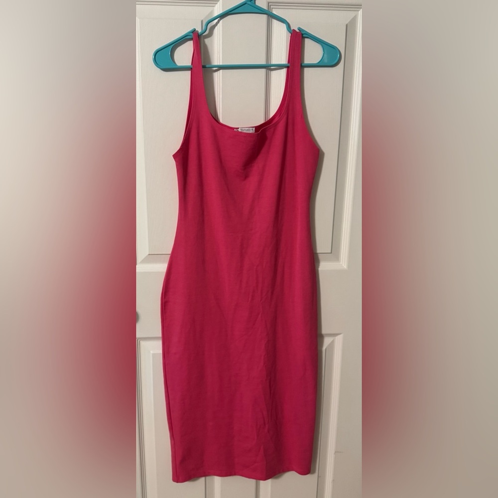 Zara Pink Fitted Dress